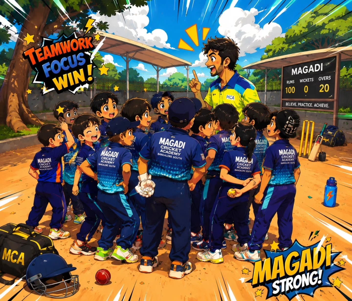 MCA cricket practice