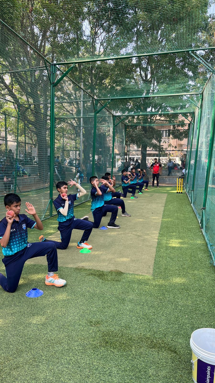 MCA cricket team celebrating a championship